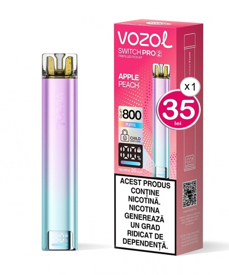 KIT VOZOL SWITCH PRO 2 APPLE PEACH