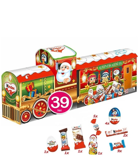 Kinder Calendar Advent Trenulet 226gr