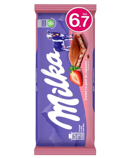 Milka Capsuni 100G