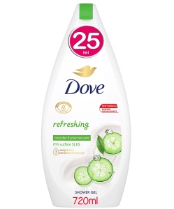 Gel dus Dove Refreshing 720ml - Img 1