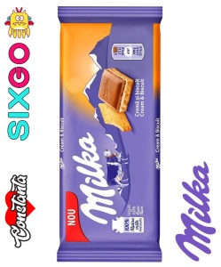 Milka Crema si Biscuit 100gr - Img 2