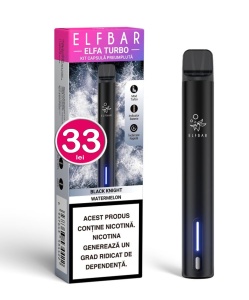 Kit Elf Bar ELFA TURBO Black Knight Watermelon
