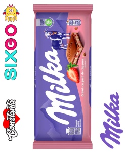 Milka Capsuni 100G - Img 2
