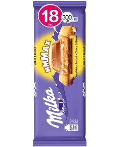 Milka Ciocolata cu Biscuiti 300 g