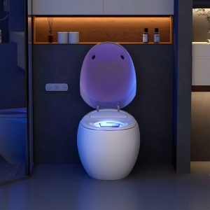 Toaleta inteligenta Zenith in forma de ou, sterilizare UV, complet automata - Img 6