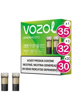 VOZOL Cartuse SWITCH PRO LEMON MOJITO - Img 1