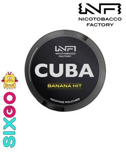CUBA Black Banana Hit Juice 20 mg Nicotine pouch - Img 2