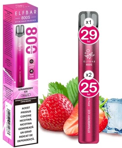 Elf Bar 800S Strawberry Ice - Img 1