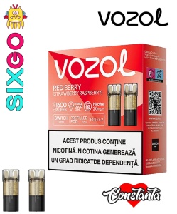VOZOL Cartuse SWITCH PRO RED BERRY - Img 2