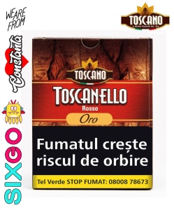 Tigari de foi Toscanello Rosso Oro Cappuccino, 28g, 5 bucati - Img 2