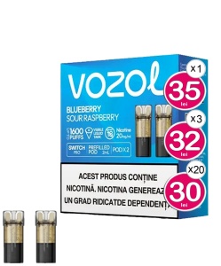 VOZOL Cartuse BLUEBERRY SOUR RASPBERRY - Img 1