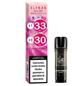 Cartuse Elf Bar ELFA Pro - Strawberry Grape - Img 1