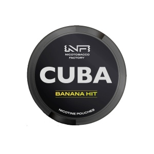 CUBA Black Banana Hit Juice 20 mg Nicotine Pouches