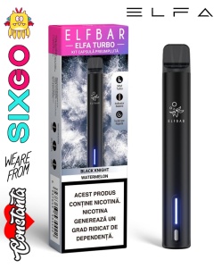 Kit Elf Bar ELFA TURBO Black Knight Watermelon - Img 2