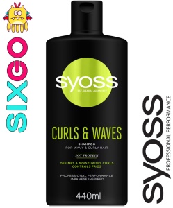 Samspon Syoss Curls & Waves 440ml - Img 2