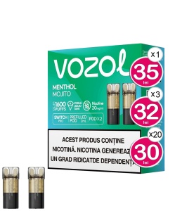 VOZOL Cartuse SWITCH PRO MENTHOL MOJITO - Img 1