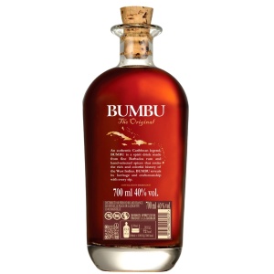 Spate sticla si informatii rom Bumbu The Original 0.7L