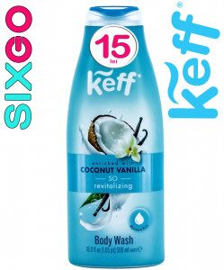 Gel de dus Keff Coconut Vanilla 0.5L