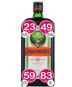Jagermeister 0.2L, 0.5L, 0.7L, 1L - Img 1