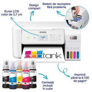 Multifunctional inkjet color Epson EcoTank CISS L3286, - Img 3