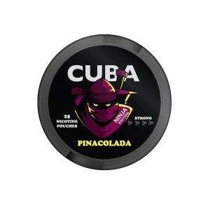 CUBA Black Ninja Pinacolada 20 mg Nicotine Pouches