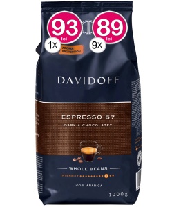 Davidoff Espresso 57 boabe 1kg - Img 1
