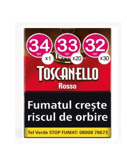 Tigari de foi Toscanello Rosso Caffe, 28g, 5 bucati