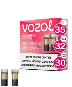 VOZOL Cartuse SWITCH PRO STRAWBERRY SMOOTHIE - Img 1