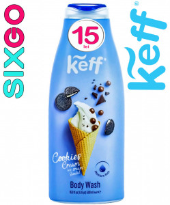 Gel de dus Keff Cookies Cream 0.5L