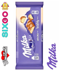 Milka Bubbly White 95gr - Img 2