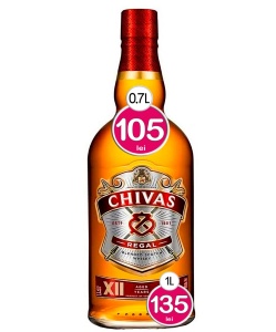 Chivas Regal 12 Ani 0.5L, 0.7L, 1L