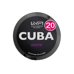 Nicotine pouches CUBA Black Grape 20mg