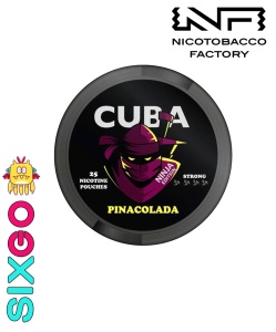 CUBA Black Ninja Pinacolada 20 mg Nicotine pouch - Img 2