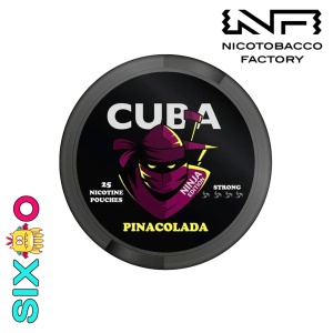 CUBA Black Ninja Pinacolada pouch