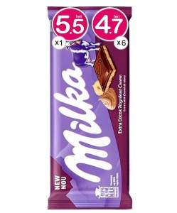 Milka Extra Cocoa Hazelnut Creme 85gr - Img 1