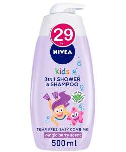 Nivea Gel Dus Kids 3in1 Berry 500ml
