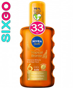 NIVEA SUN TropicalL Bronze Ulei FP6 200ML