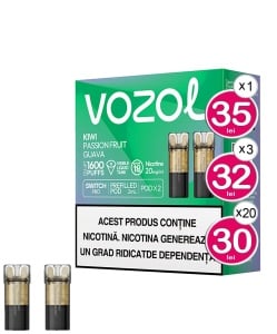 VOZOL Cartuse SWITCH PRO KIWI PASSION FRUIT GUAVA - Img 1