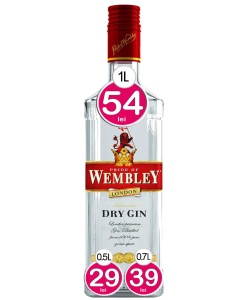 Wembley Dry Gin 0.5L, 0.7L, 1L - Img 1