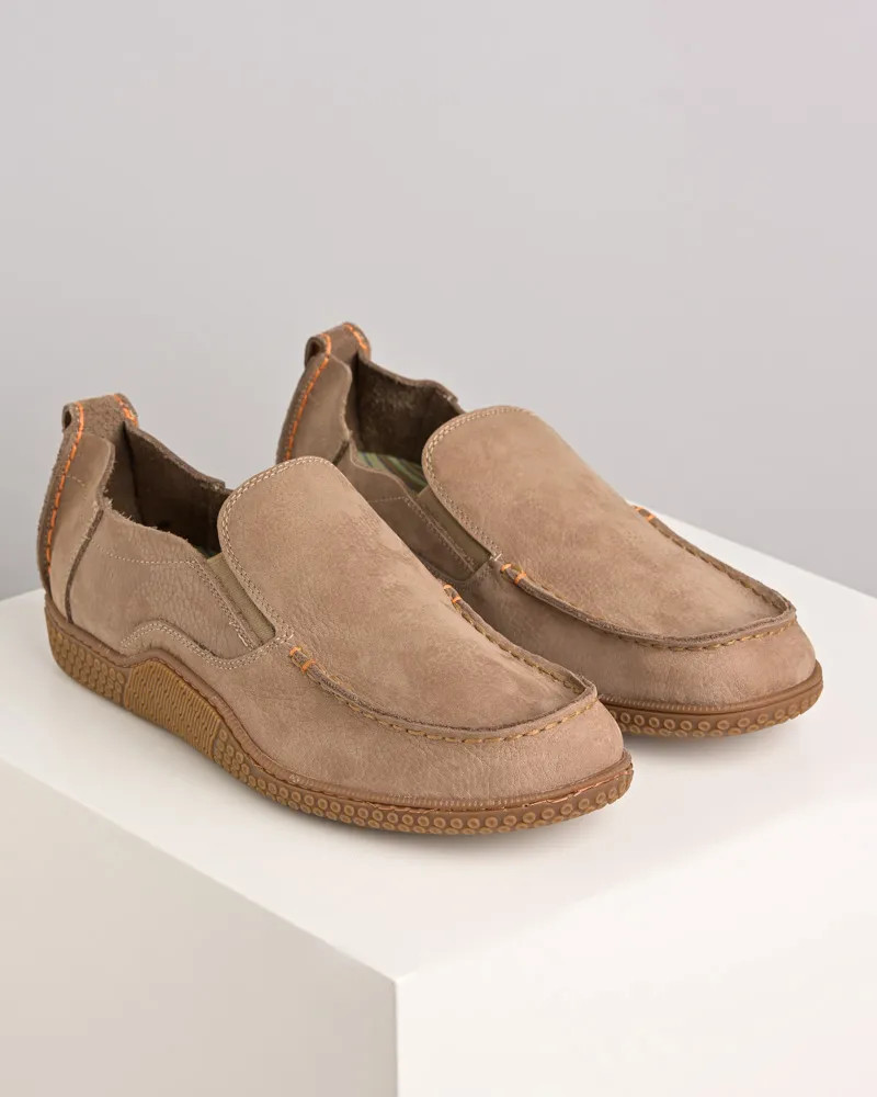 Muške kožne mokasine 215341 bež