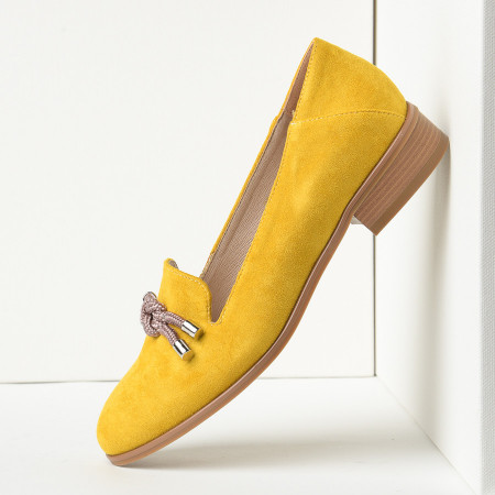Cipele na malu petu C2118 žute