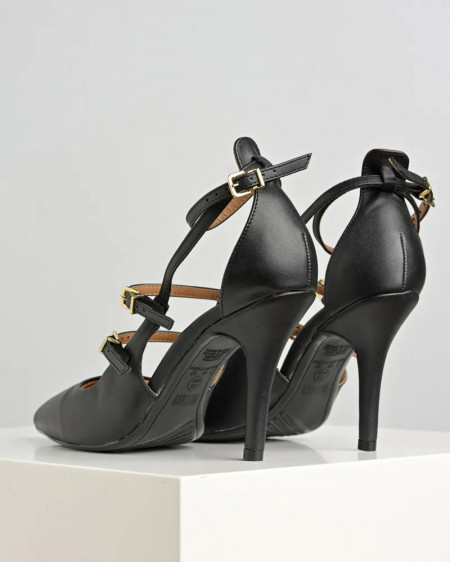 Crne cipele u špic sa kaišićima, brend Vizano, slika 6