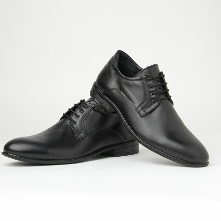 Crne kožne muške cipele 4277-01, slika 3