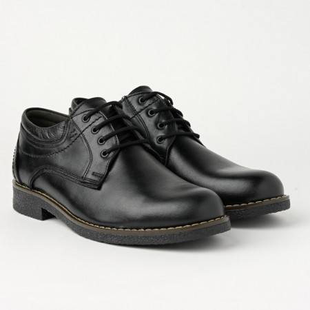Crne kožne muške cipele Gazela 5886-01, slika 4