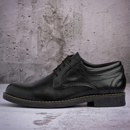 Crne kožne muške cipele Gazela 5886-01, slika 8