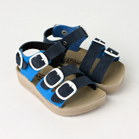 Plave sandale za dečake, anatomski đon, slika 3