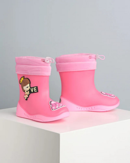 Dečije čizme za kišu, pink boja, slika 2