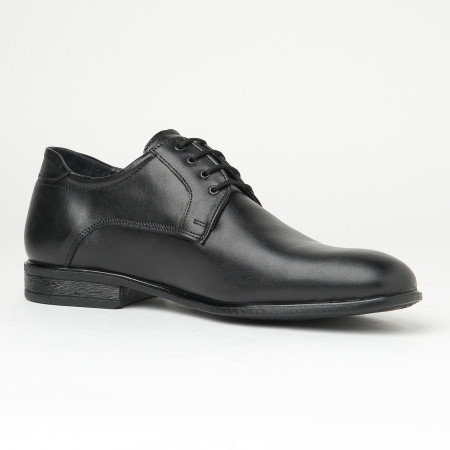 Crne kožne muške cipele 4277-01, slika 4