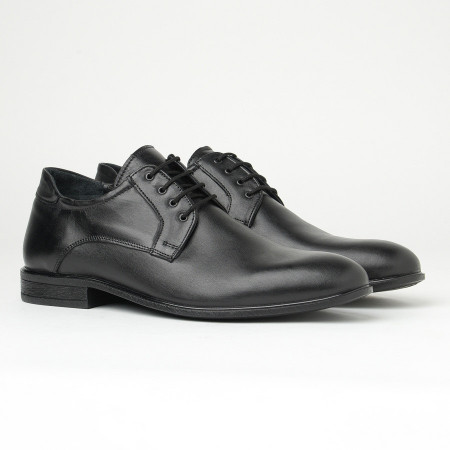 Crne kožne muške cipele 4277-01, slika 5