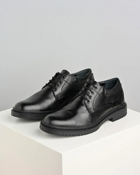 Kožne muške cipele Gazela 886-01 crne, slika 2